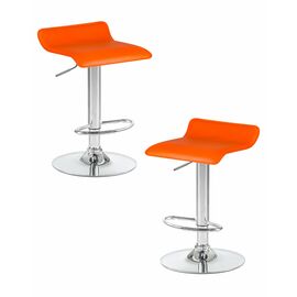 Набор 2 шт Стул барный DOBRIN TOMMY, оранжевый, Вариант: оранжевый | Интернет магазин мебели и декора LifeDekor