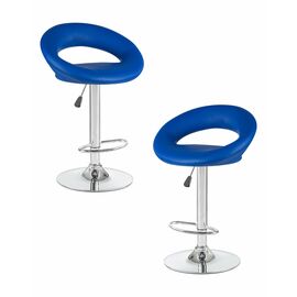 Набор 2 шт Стул барный DOBRIN MIRA, синий, Вариант: синий | Интернет магазин мебели и декора LifeDekor
