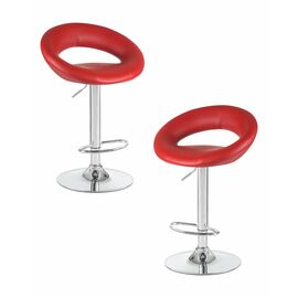 Набор 2 шт Стул барный DOBRIN MIRA, бордовый, Вариант: бордовый | Интернет магазин мебели и декора LifeDekor