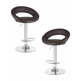 Набор 2 шт Стул барный DOBRIN MIRA, коричневый, Вариант: коричневый | Интернет магазин мебели и декора LifeDekor
