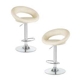 Набор 2 шт Стул барный DOBRIN MIRA, кремовый, Вариант: кремовый | Интернет магазин мебели и декора LifeDekor