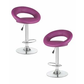 Набор 2 шт Стул барный DOBRIN MIRA, фиолетовый, Вариант: фиолетовый | Интернет магазин мебели и декора LifeDekor