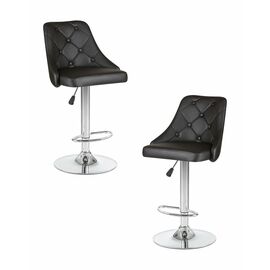 Набор 2 шт Стул барный DOBRIN JOSEPH, чёрный, Вариант: чёрный | Интернет магазин мебели и декора LifeDekor