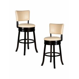 Набор 2 шт Вращающийся полубарный стул DOBRIN JOHN COUNTER, капучино, кремовый, Вариант: капучино, кремовый | Интернет магазин мебели и декора LifeDekor
