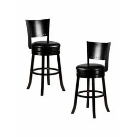 Набор 2 шт Вращающийся полубарный стул DOBRIN TONY COUNTER, капучино, черный, Вариант: капучино, чёрный | Интернет магазин мебели и декора LifeDekor