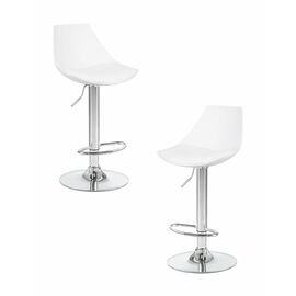 Набор 2 шт Стул барный DOBRIN ROCKY, белый, Вариант: белый | Интернет магазин мебели и декора LifeDekor