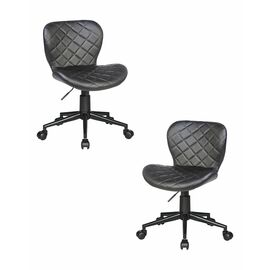 Набор 2 шт Офисное кресло для персонала DOBRIN RORY, чёрный, Вариант: чёрный | Интернет магазин мебели и декора LifeDekor