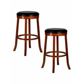 Набор 2 шт Круглый барный табурет DOBRIN BOB BAR, шоколад, черный, Вариант: шоколад, чёрный | Интернет магазин мебели и декора LifeDekor