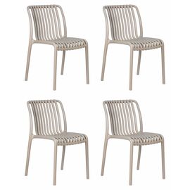 Набор 4 шт Стул обеденный DOBRIN WALTER, бежевый, Вариант: бежевый | Интернет магазин мебели и декора LifeDekor