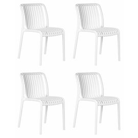 Набор 4 шт Стул обеденный DOBRIN WALTER, белый, Вариант: белый | Интернет магазин мебели и декора LifeDekor