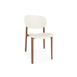 Пластиковый стул Mokka brown / milky | Интернет магазин мебели и декора LifeDekor