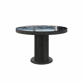 Стол Denver 100+40, круглый раздвижной, глянец | Интернет магазин мебели и декора LifeDekor