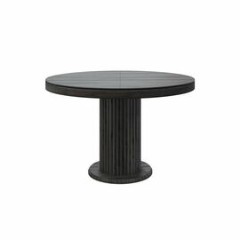 Стол Denver 100+40, круглый раздвижной, шпон | Интернет магазин мебели и декора LifeDekor