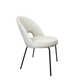 Cтул Marcel букле cветло-серый | Интернет магазин мебели и декора LifeDekor