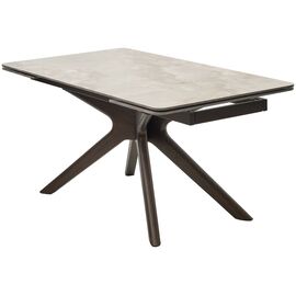 Стол EDER 160 GLOSS COLD JADE SOLID CERAMIC / Орех, ®DISAUR | Интернет магазин мебели и декора LifeDekor