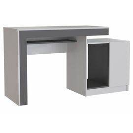 Компьютерный стол Модена белый / графит | Интернет магазин мебели и декора LifeDekor