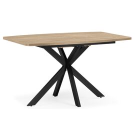 Стол деревянный Индиана 130x80 дуб кунео / черный | Интернет магазин мебели и декора LifeDekor