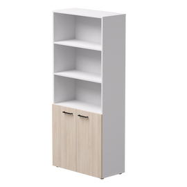 Шкаф полузакрытый Everprof EVO 800х383x1835 Белый/Дуб Соната | Интернет магазин мебели и декора LifeDekor