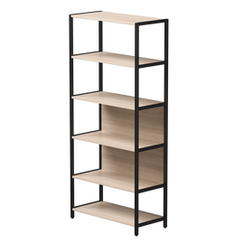 Стеллаж металлический высокий Everprof EVO 830х385x1840 Дуб Соната/Черный | Интернет магазин мебели и декора LifeDekor