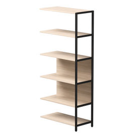 Полустеллаж металлический высокий Everprof EVO 805х385x1840 Дуб Соната/Черный | Интернет магазин мебели и декора LifeDekor