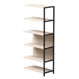 Полустеллаж металлический высокий Everprof EVO 805х385x1840 Кашемир/Черный | Интернет магазин мебели и декора LifeDekor