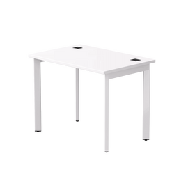 Стол прямой Everprof EVO на металлокаркасе 980х670х755 мм опоры 45гр Белый/Белый | Интернет магазин мебели и декора LifeDekor