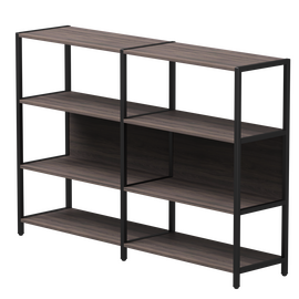 Набор стеллажных систем №1 Everprof EVO 1635x385x1120 Дуб Пасадена/Черный | Интернет магазин мебели и декора LifeDekor