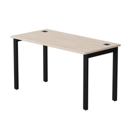 Стол прямой Everprof EVO на металлокаркасе 1380х670х755 мм Дуб Соната/Черный | Интернет магазин мебели и декора LifeDekor