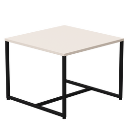 Стол журнальный Everprof EVO 604х604х460 Кашемир/Черный | Интернет магазин мебели и декора LifeDekor