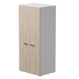 Гардероб глубокий Everprof EVO 800х602x1835 Белый/Дуб Соната | Интернет магазин мебели и декора LifeDekor