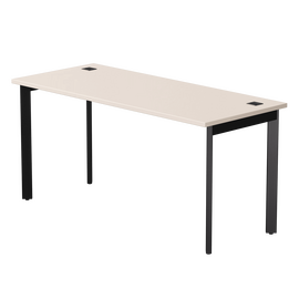 Стол прямой Everprof EVO на металлокаркасе 1580х670х755 мм опоры 45гр Кашемир/Черный | Интернет магазин мебели и декора LifeDekor