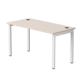 Стол прямой Everprof EVO на металлокаркасе 1380х670х755 мм Кашемир/Белый | Интернет магазин мебели и декора LifeDekor