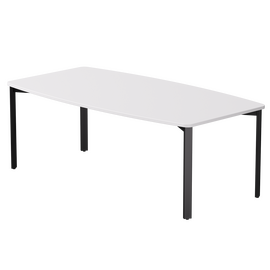 Стол переговорный Everprof EVO 2100х1100x755 Белый/Черный | Интернет магазин мебели и декора LifeDekor