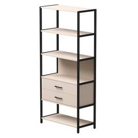 Набор стеллажных систем №5 Everprof EVO 830x385x1840 Кашемир/Черный | Интернет магазин мебели и декора LifeDekor