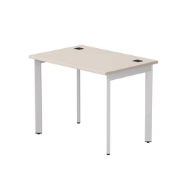 Стол прямой Everprof EVO на металлокаркасе 980х670х755 мм опоры 45гр Кашемир/Белый | Интернет магазин мебели и декора LifeDekor