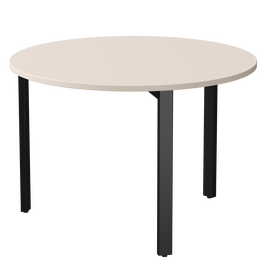 Стол переговорный Everprof EVO D1100 1100x755 Кашемир/Черный | Интернет магазин мебели и декора LifeDekor