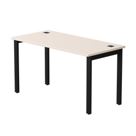 Стол прямой Everprof EVO на металлокаркасе 1380х670х755 мм Кашемир/Черный | Интернет магазин мебели и декора LifeDekor