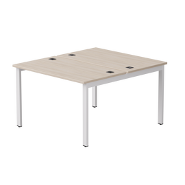 Бенч-система на 2 места Everprof EVO на металлокаркасе 1180х670(1370)x755 Дуб Соната/Белый | Интернет магазин мебели и декора LifeDekor