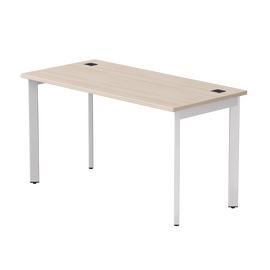 Стол прямой Everprof EVO на металлокаркасе 1380х670х755 мм опоры 45гр Дуб Соната/Белый | Интернет магазин мебели и декора LifeDekor