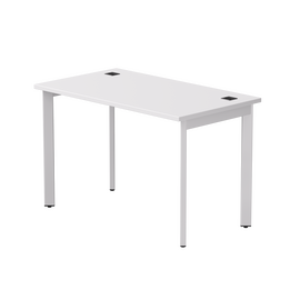 Стол прямой Everprof EVO на металлокаркасе 1180х670х755 мм опоры 45гр Белый/Белый | Интернет магазин мебели и декора LifeDekor