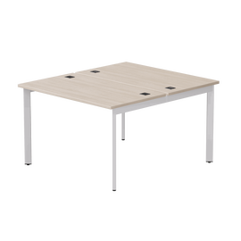 Бенч-система на 2 места Everprof EVO на металлокаркасе 1180х670(1370)x755 опоры 45гр Дуб Соната/Белый | Интернет магазин мебели и декора LifeDekor