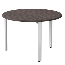 Стол переговорный Everprof EVO D1100 1100x755 Дуб Пасадена/Белый | Интернет магазин мебели и декора LifeDekor