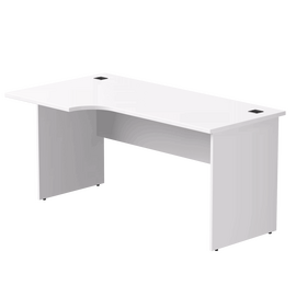 Стол эргономичный левый Everprof EVO опоры ЛДСП 1580х670(870)x755 мм Белый | Интернет магазин мебели и декора LifeDekor