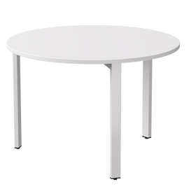 Стол переговорный Everprof EVO D1100 1100x755 Белый/Белый | Интернет магазин мебели и декора LifeDekor