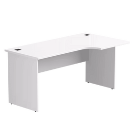 Стол эргономичный правый Everprof EVO опоры ЛДСП 1580х670(870)x755 мм Белый | Интернет магазин мебели и декора LifeDekor
