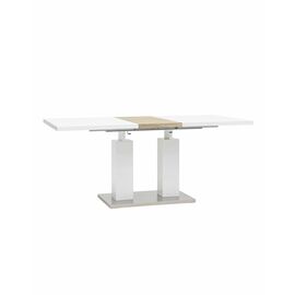 Стол обеденный Сиэтл раскладной 140-180*90 глянцевый белый | Интернет магазин мебели и декора LifeDekor