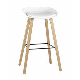 Стул барный LIBRA SOFT БЕЛЫЙ | Интернет магазин мебели и декора LifeDekor