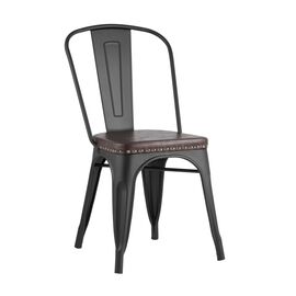 Стул TOLIX SOFT черный матовый | Интернет магазин мебели и декора LifeDekor