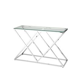 Консоль ИНСИГНИЯ 120*40 серебро | Интернет магазин мебели и декора LifeDekor