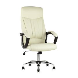 Кресло руководителя TopChairs Tower бежевое | Интернет магазин мебели и декора LifeDekor